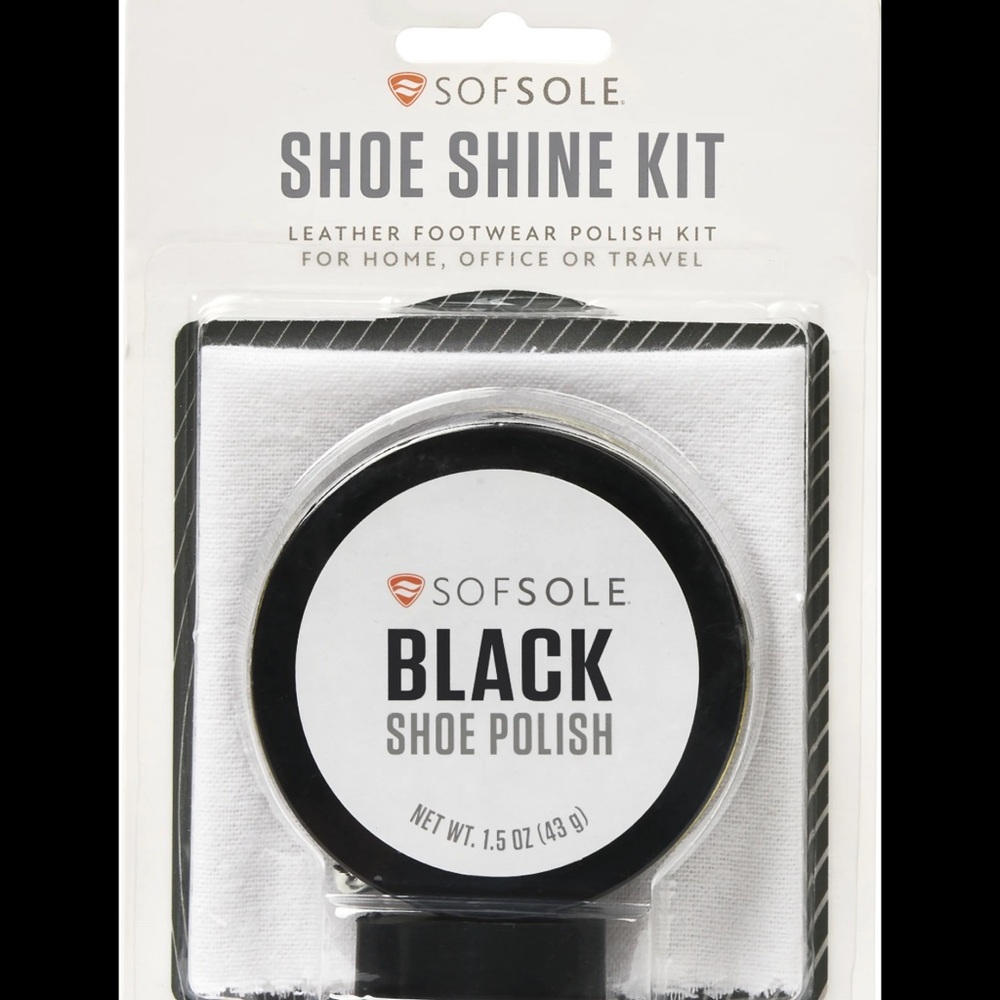 SofSole Black Shoe Polish